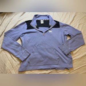 Victoria Secret PINK Pullover Half Zip Size: Medium